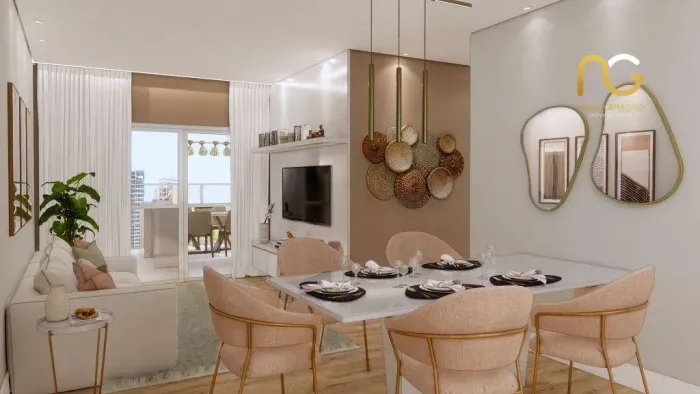 Apartamento à venda, 111 m² por R$ 876.625,80 - Vilamar - Praia Grande/SP
