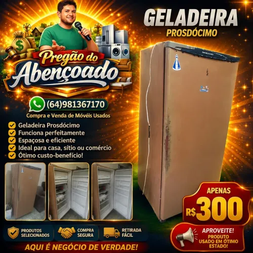Geladeira Prosdócimo funcionando perfeitamente