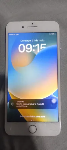 iPhone 8 plus128 GB branco para concerto ou peças 