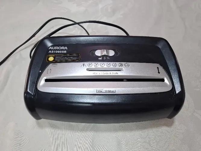 Fragmentadora Triturador Papel/cartão 10fls Auroraas1060