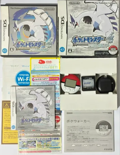 Pokémon Soul Silver Big Box com pokewalker