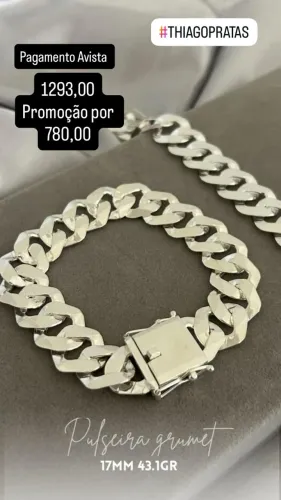 -Promoção- Pulseira 17mm Escama de Peixe de 1293 Por Apenas 780 - Pagamento Avista-