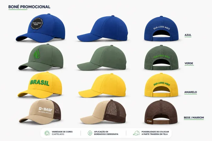 Boné Personalizado Bordado