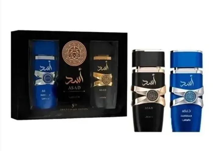 Perfume Masculino Kit Asad Lattafa ou Acqua di Gió Edp 75ml Original Lacrado.