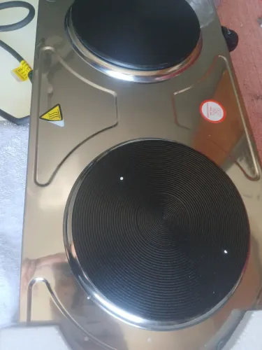 Fogão elétrico 2 bocas sem uso
