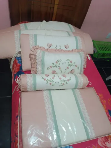 Kit Berço Bordado Menina