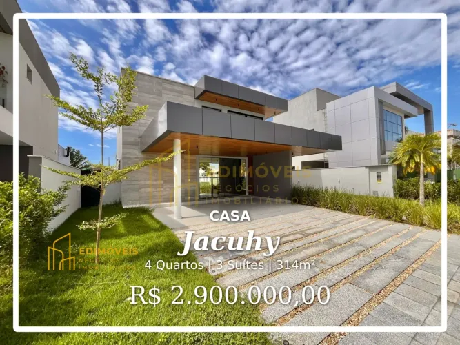 Incrível casa em condomínio no Jacuhy: conforto e tecnologia de ponta!