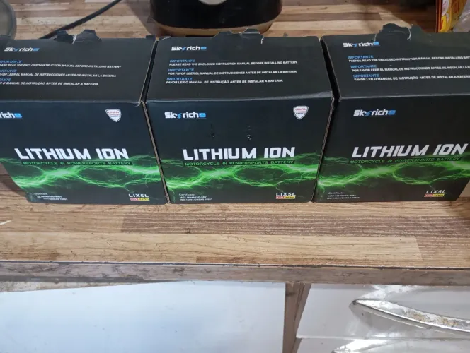 Bateria de lítio 12v 24wh 5 amp para moto 