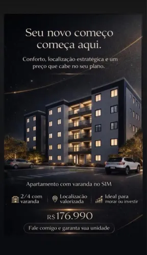 UP TECH - APARTAMENTO 2/4 COM VARANDA GOURMET - 46,67m2 - entrada parcelada