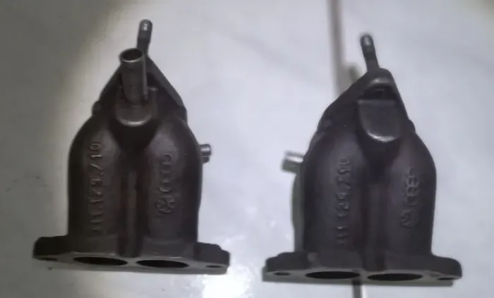 Par de coletores da dupla carburação da Kombi, originais vw (usados)