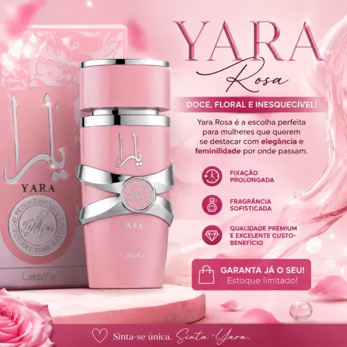 Yara rosa perfume árabe 
