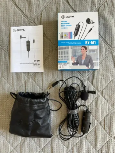 Microfone Boya BY-M1 (Usado)