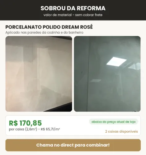 Venda de porcelanatos