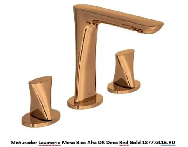 Misturador Deca red Gold