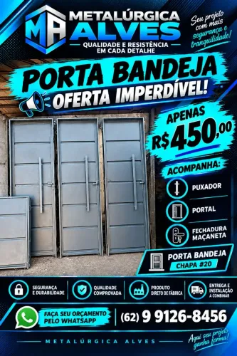 Porta Bandeja R$450