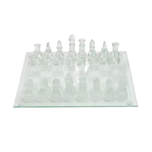 Jogo de xadrez- Star Glass Chess Set 25x25 cm