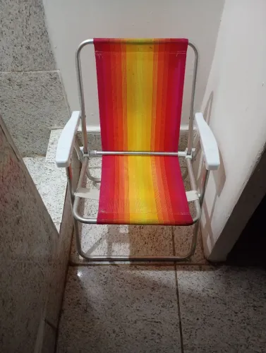 Cadeira de praia MUITO NOVA!