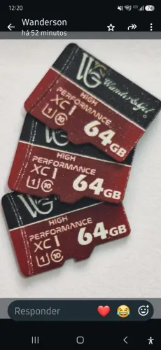 Cartão Micro SD 64 GB
