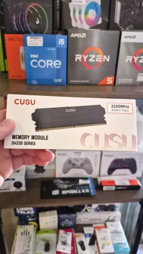 Memória RAM DDR4 8GB nova, lacrada, com garantia!
