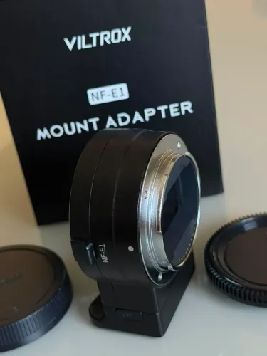 Anel Adaptador NF-EL auto-foco de lente Nikon para câmera Sony