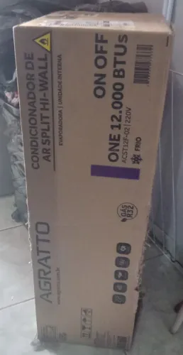 Ar condicionado isplint 12.000 BTUS marca agratto