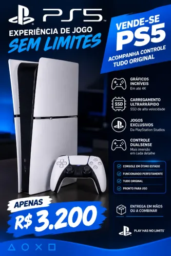PS5 MUITO NOVO