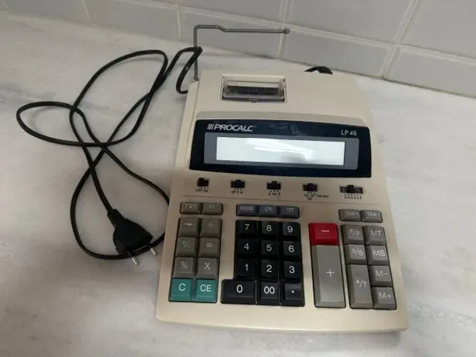 Calculadora de mesa com bobina LP45 Procalc