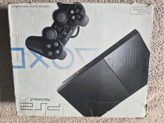 PlayStation 2 Slim Preto