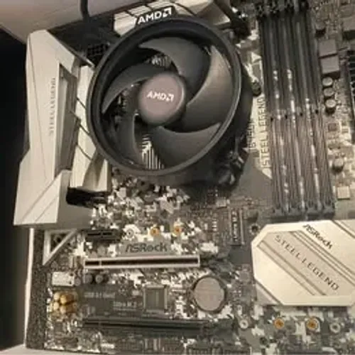 Placa Mãe Stell Legend B450 Asus + Rayzen 3 2200G - Troco em Note/Macbook