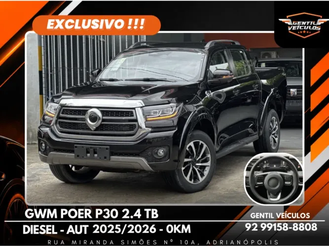 GWM Poer P30 EXCLUSIVE 2.4 16V TURBO 4X4 AUT. 2026