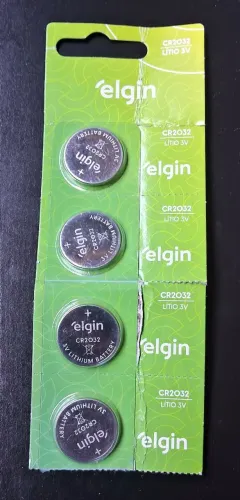 Bateria moeda cr2032 lítio 3 volts