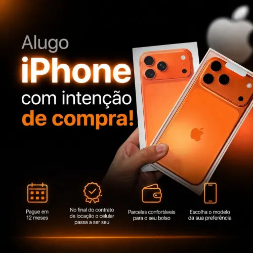Aluguel de iPhone com intenção de compra