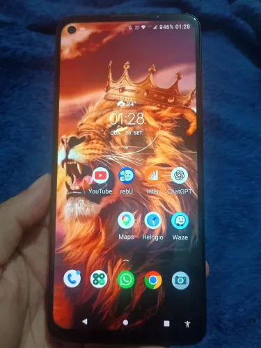Vendo Motorola moto g9 plus ouro rose 128GB