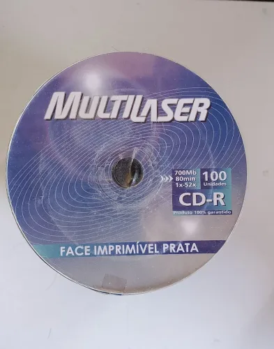 Pacote de CD's Virgem / 100 cds.