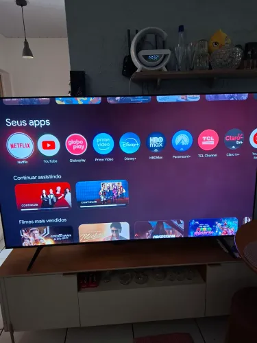 Tv 75 tcl Qled impecável 