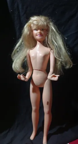 Boneca antiga Angélica primeira versão Estrela mãos flexíveis 