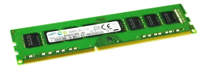 Dell Samsung Memória RAM 8GB DDR3 2rx8 PC3-12800U 1600MHz M378B1G73BH0-CK0 Usado