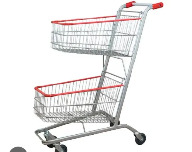 carrinho de compras de mercado,100,00 