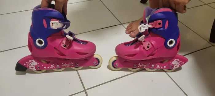 Patins infantil feminino oxelo