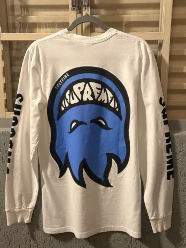 Spitfire x Supreme Camiseta Long Sleeve White