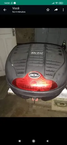 Baú de moto com Suporte