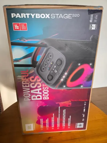 Caixa Som JBL Partybox Stage 320, Lacrado, NF, Garantia