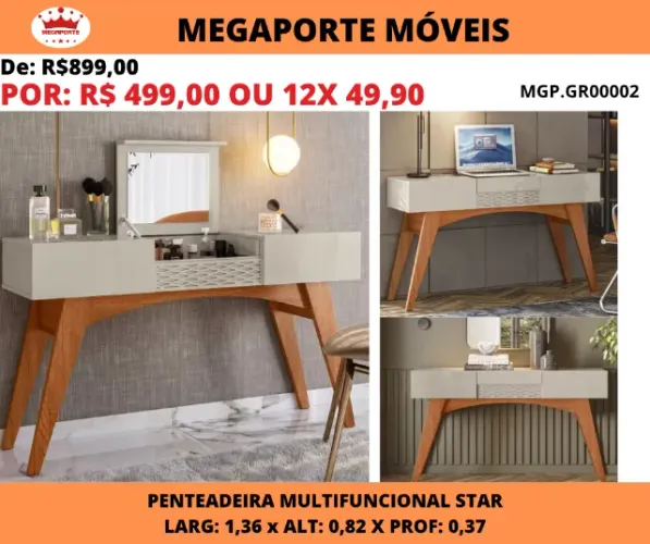 Penteadeira Multifuncional Star