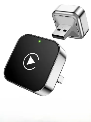 PACK OPEN - Adaptador 2 em 1 - CarPlay e Android Auto Sem Fio - Marca Xuda
