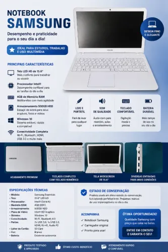 Notebook Samsung