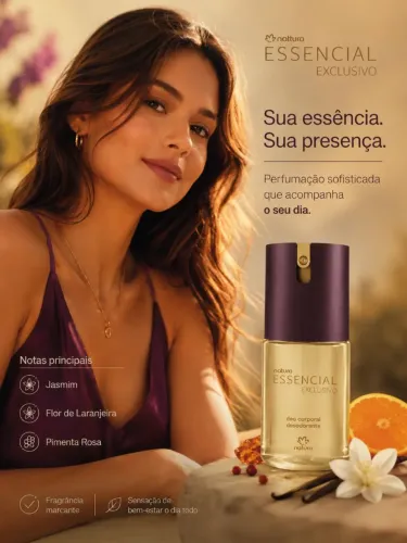 Deo Corporal Essencial Exclusivo Feminino 100 ml Natura 