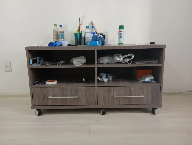 Rack para tv com rodizio