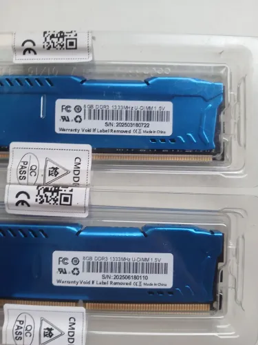 MEMÓRIA RAM DDR3 8 GB FREQUÊNCIA 1333 PRA COMPUTADOR