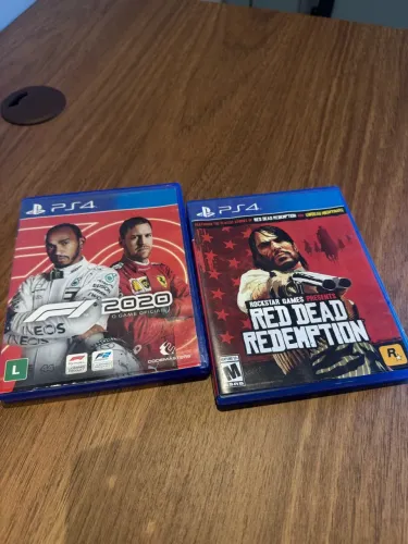 Vende-se jogos read dead redemption 1 e f1 2020