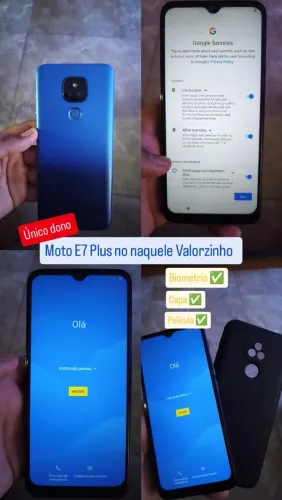 Moto E7 Plus - único dono
